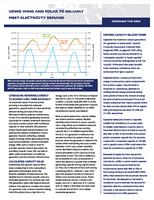 Using Wind and Solar to Reliably Meet Electricity Demand