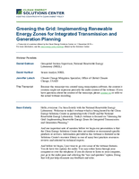 Transcript - Implementing Renewable Energy Zones for Integrated Transmission and Generation Planning