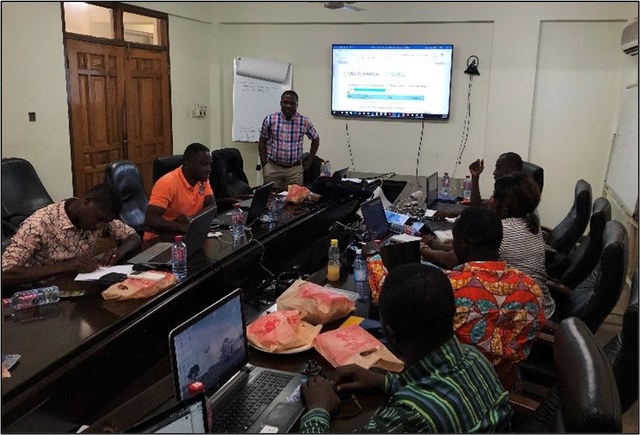 Photo of a conference in ghana