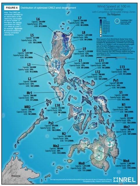 wind map for crez